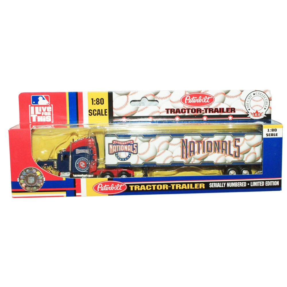Vintage Washington Nationals 1:80 Diecast Toy - MLB Baseball Truck Vehicle 2005
